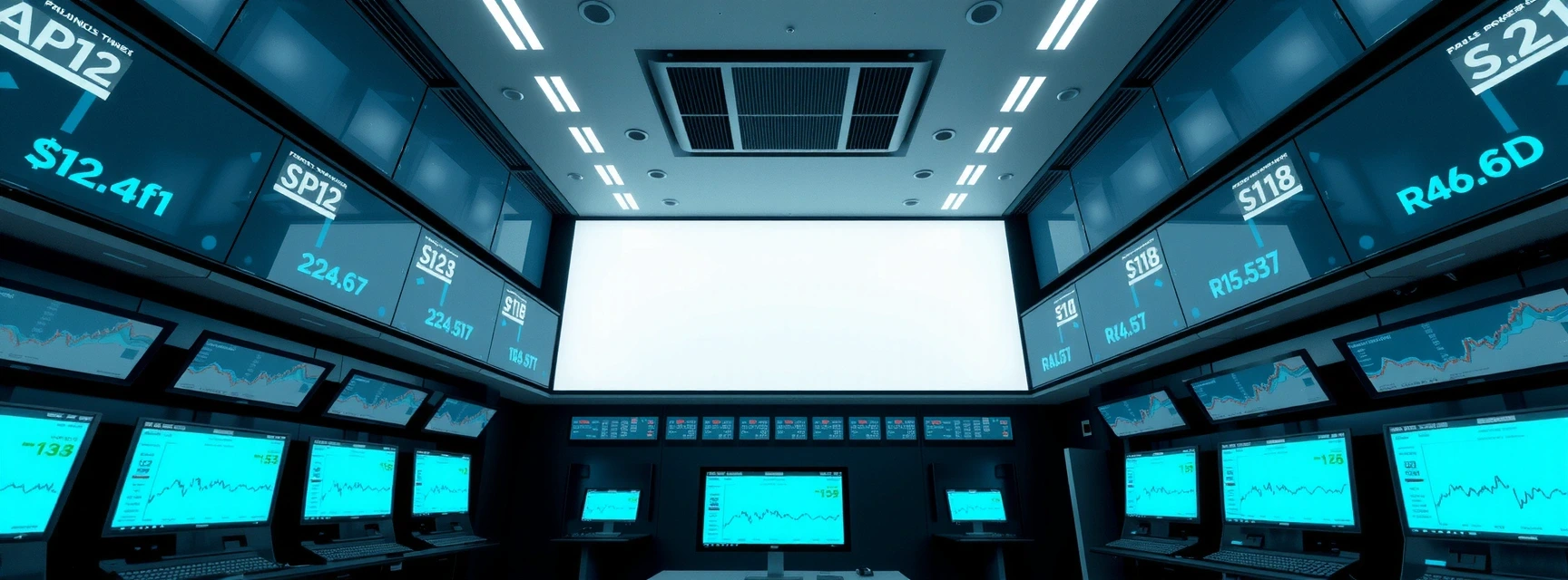 Institutional trading floor